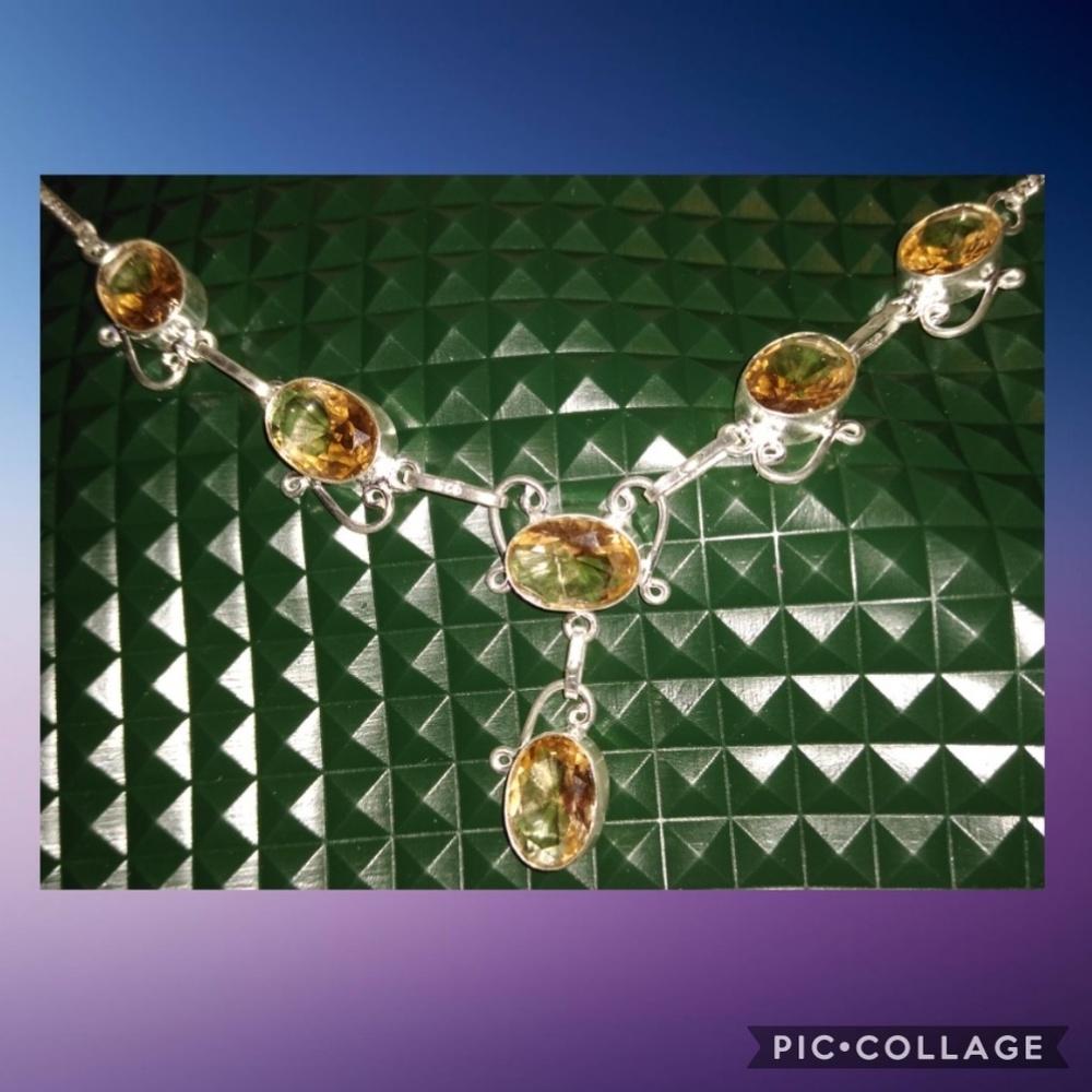Morganite Gemstone Necklace